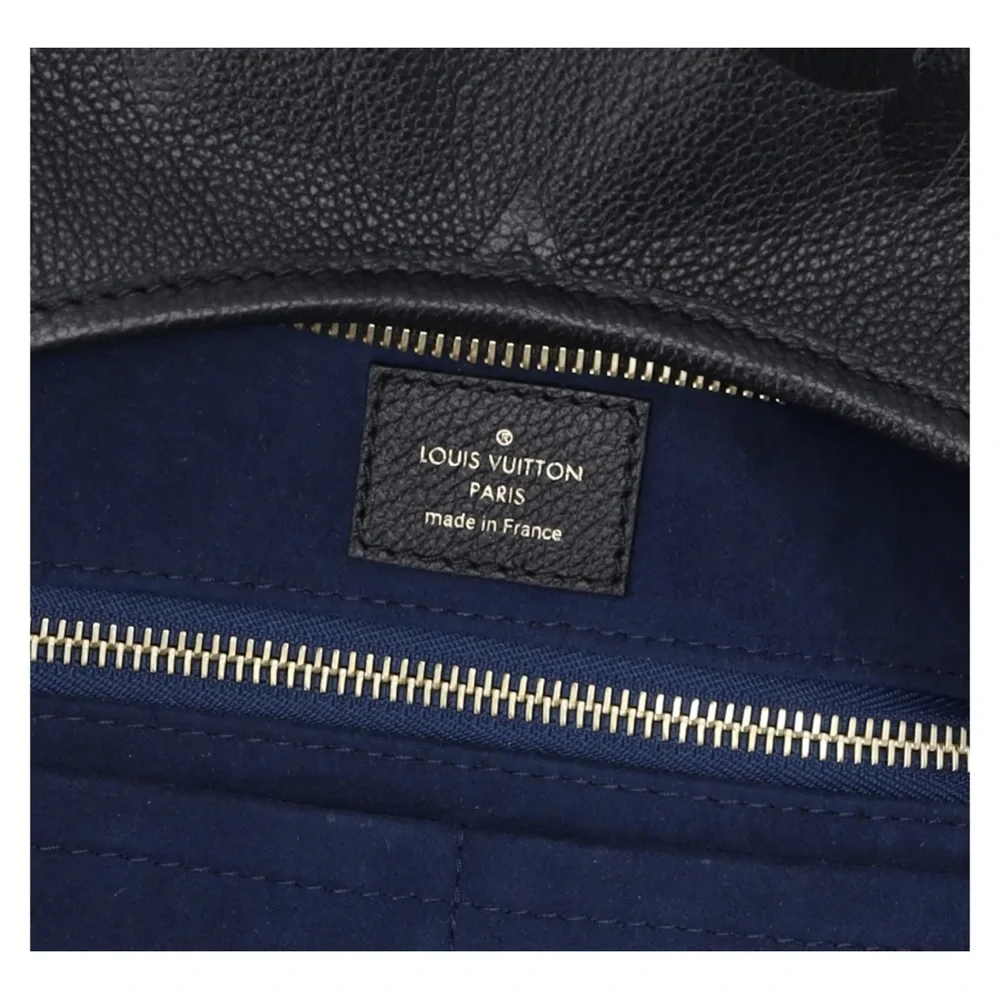 Louis Vuitton Carryall Zip NM PM Hobo M46288 Noir Monogram Empreinte + Pouch